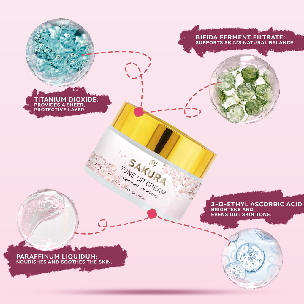 Sakura Tone up Cherry Blossom Brightening Cream Moisturizing