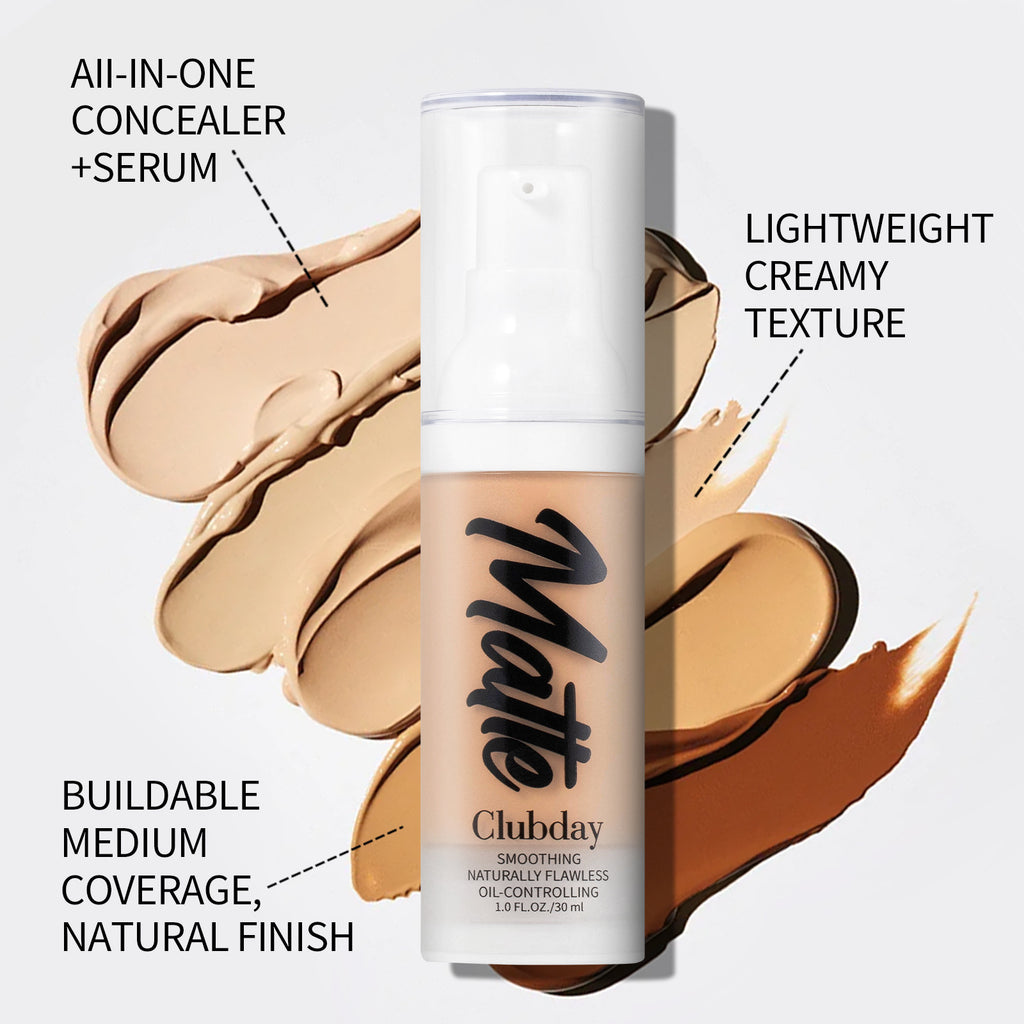 Clubday Makeup Blemish Marks Concealer Long Lasting Smear-proof Makeup Waterproof And Oil Controlling Liquid Foundation
