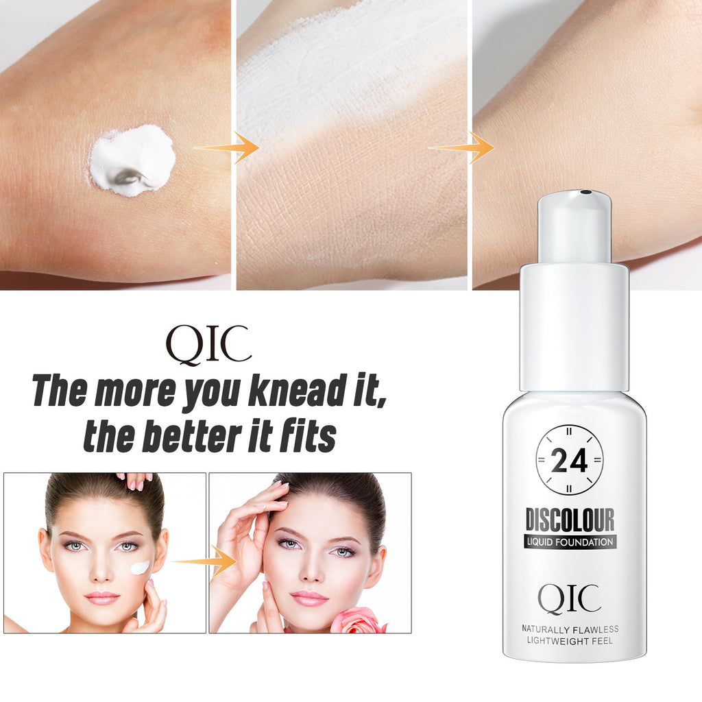 QIC Warming Complexion Liquid Foundation Naturally Adheres To Brighten