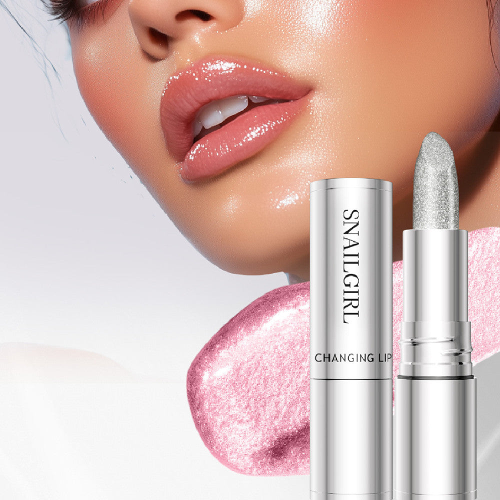Snail Girl Pearl Temperature Change Lipstick Nourishing Moisturizing