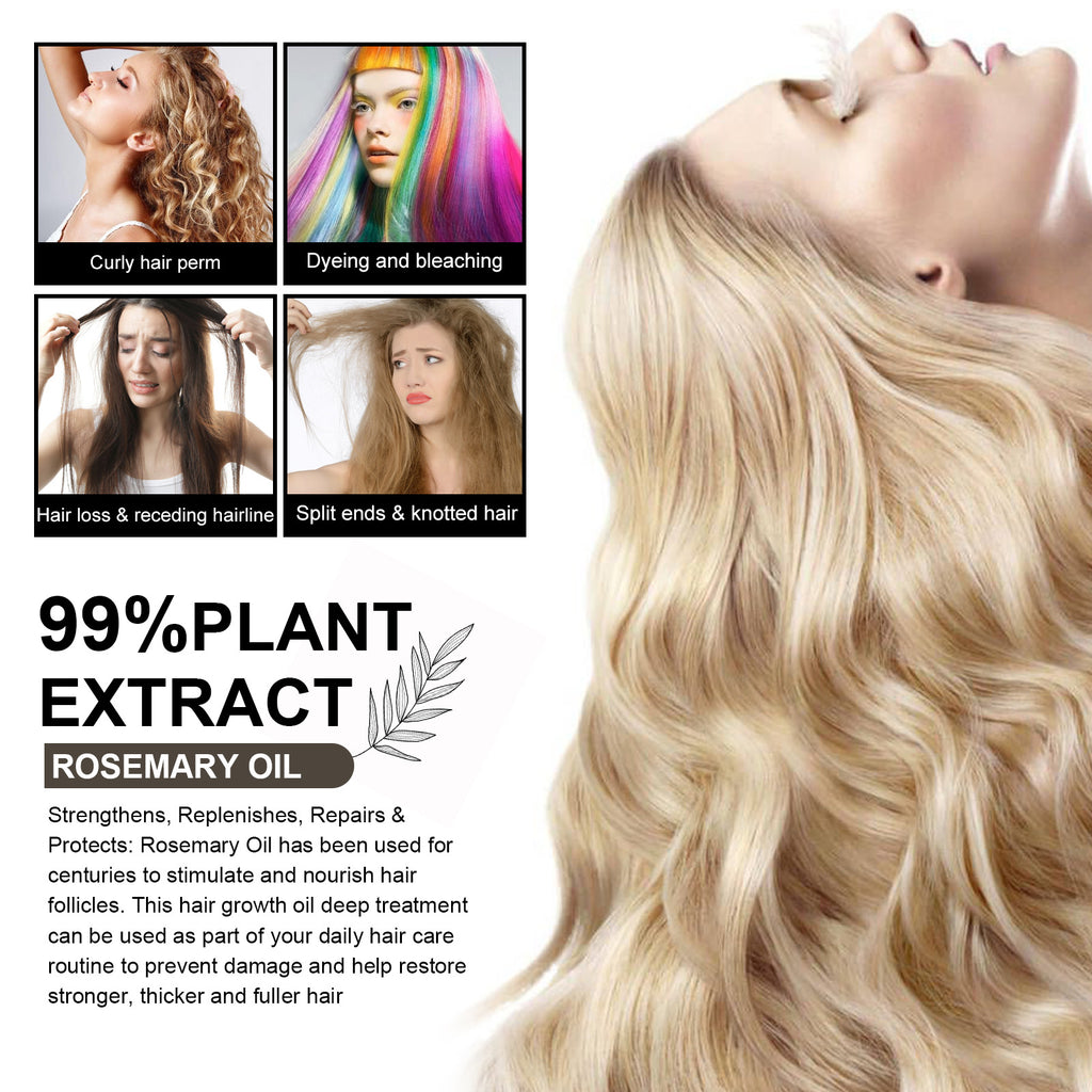 Rosemary Oil Dense Hair Soft Care Hair Nourishing Damaged Hair Tail Dry Hair Manic Rosemary Dense