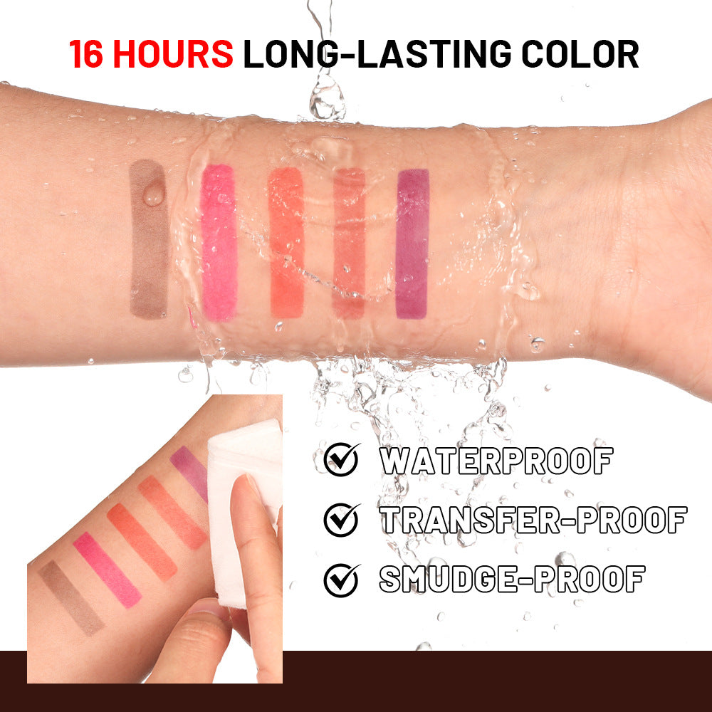 Pudaier Tear And Pull Lipstick Lip Liner Long-lasting Coloring