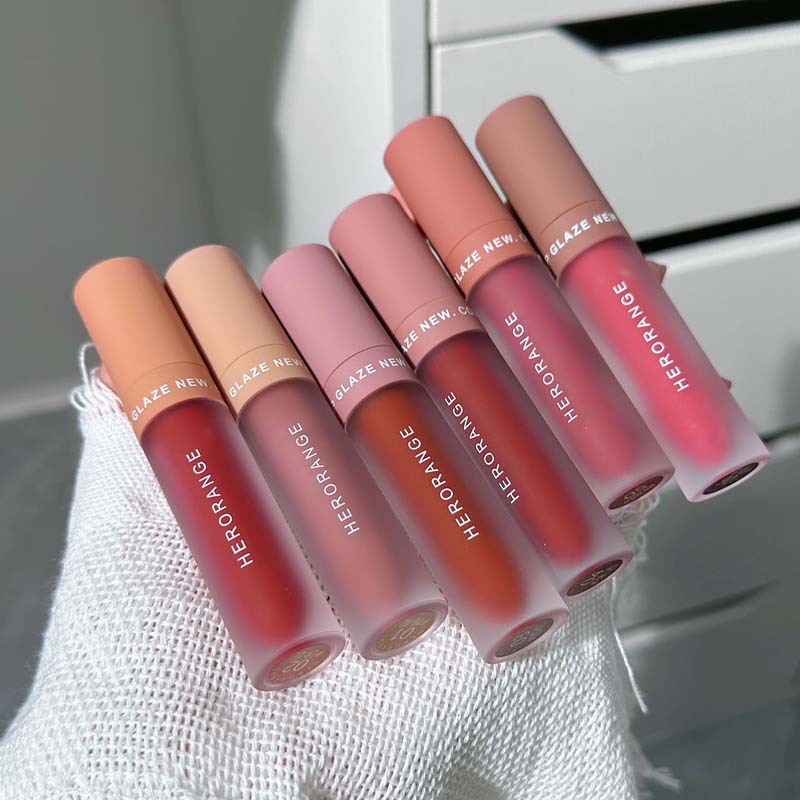 HeroRange Velvet Lip Lacquer Matte Finish White Lipstick Waterproof And Durable