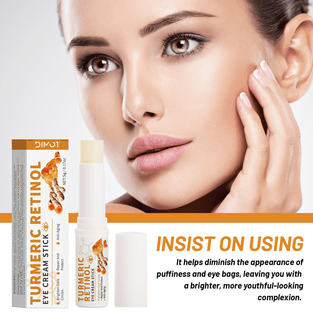 Demot Fade Dark Circles Turmeric Eye Cream Stick 5g