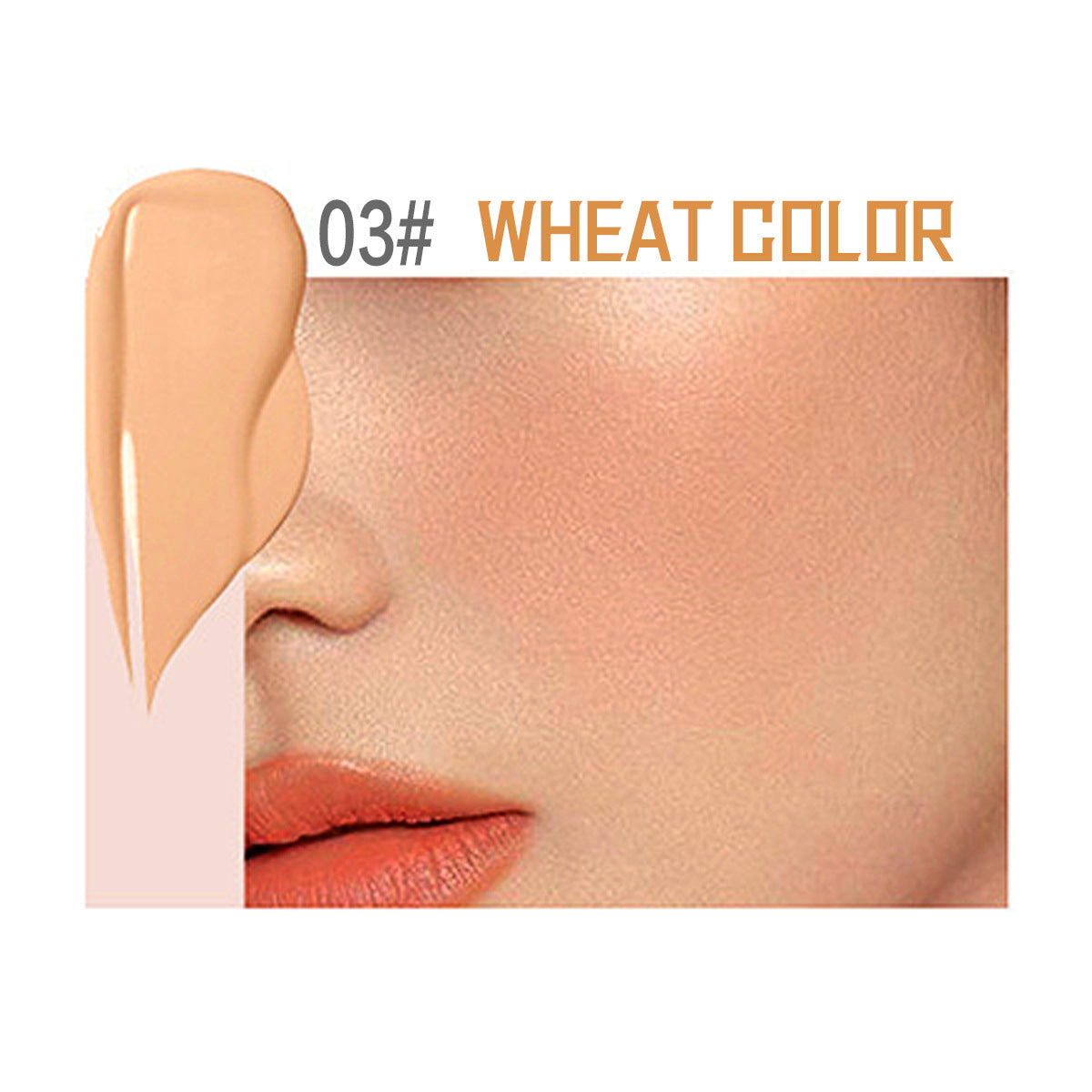 JuliaPop Wheat Liquid Foundation Concealer Lasting Makeup