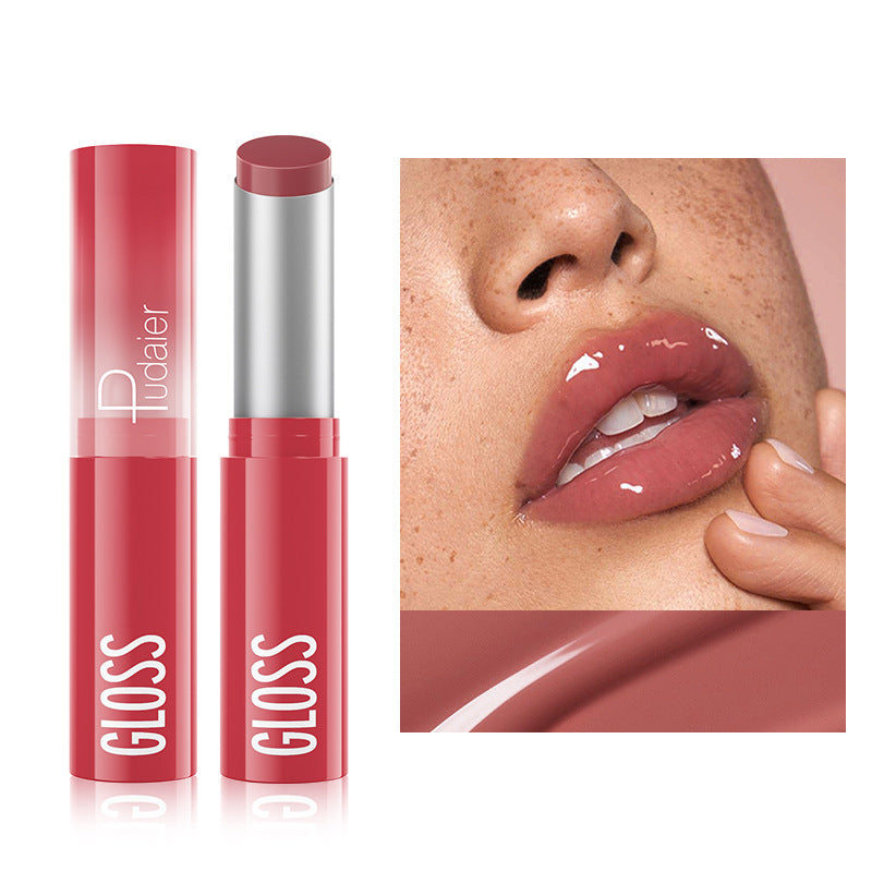 Pudaier Mirror Water Light Lipstick Lip Balm Matte Shimmer