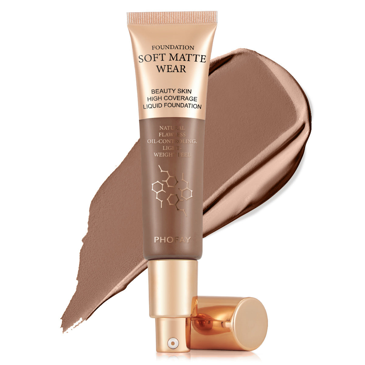 Phofay Long-lasting Concealer Foundation For Oily Skin That Doesn't Cake