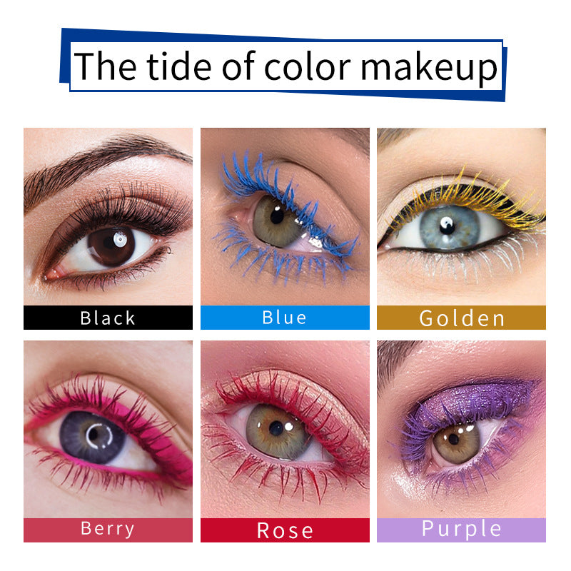 Pudaier Beauty Color Mascara Long Curling Waterproof
