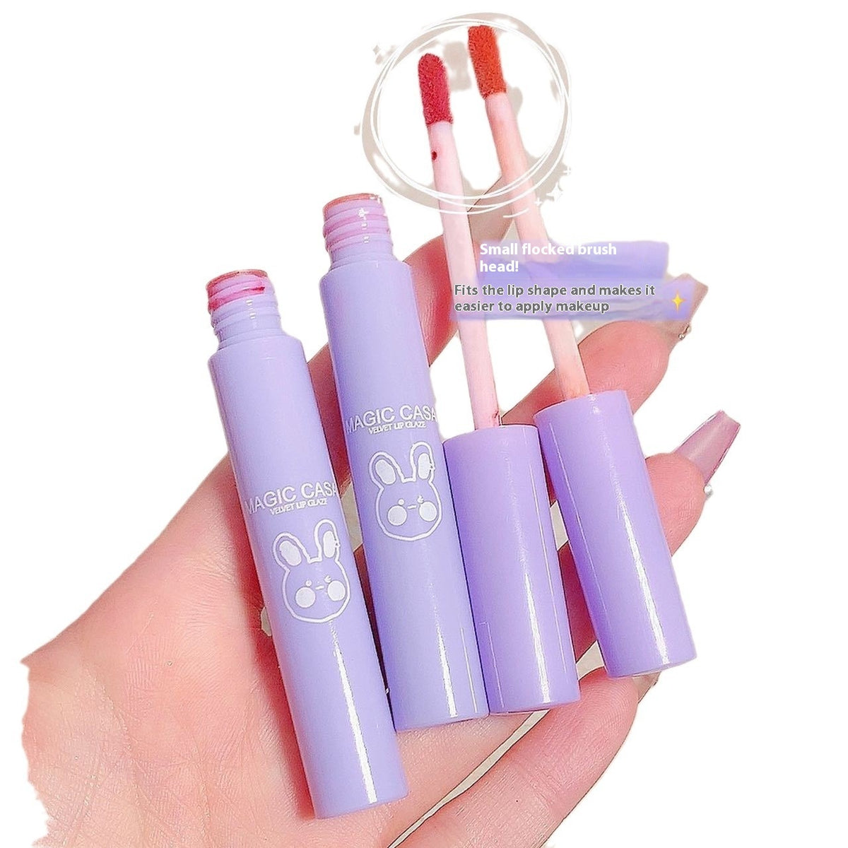 Magic Casa Six-piece Naughty Rabbit Lip Glaze Set
