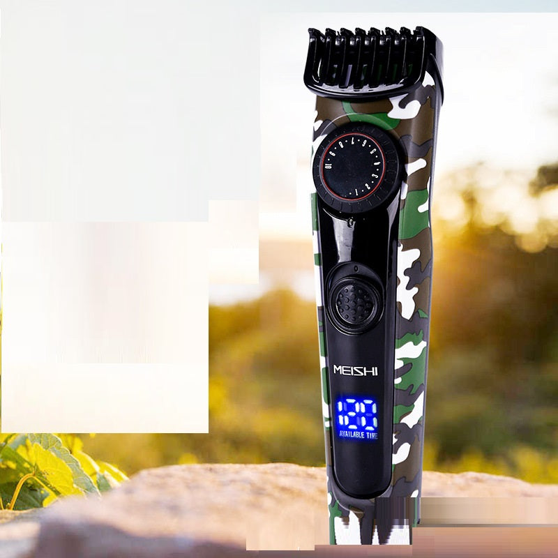 Meishi Household Intelligent Digital Display Multi Gear Length Comb Adjustable Electric Hairdresser
