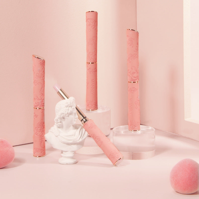 Mansly Lipstick Moisturizing Thin Tube Discoloration Lipstick Is Not Easy