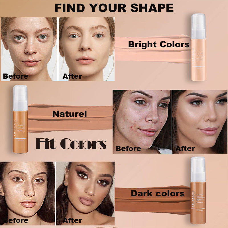 Fit Colors 8-Color 30ml Matte Foundation Lotion