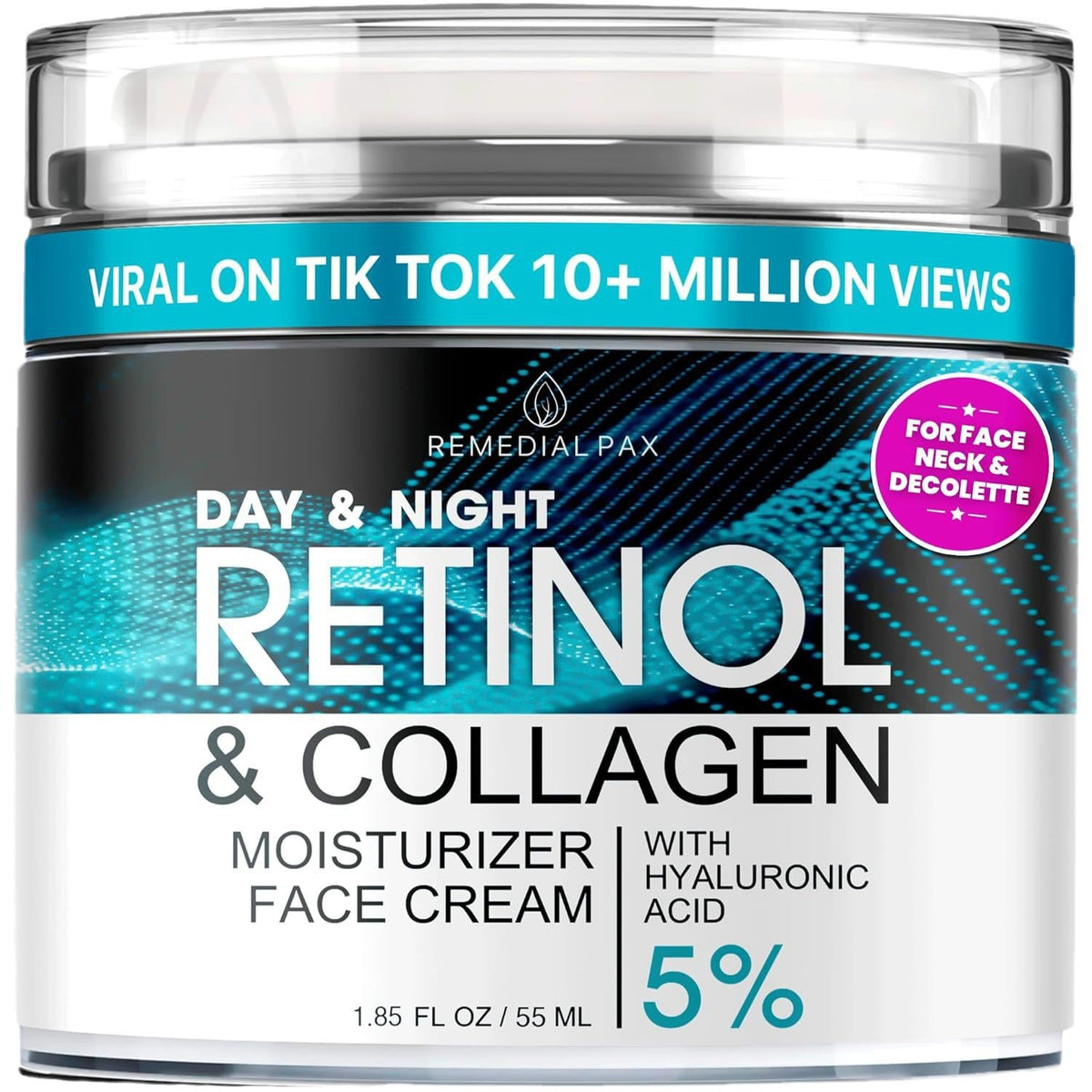 Remidial PAX Facial Moisturizing Retinol Cream Collagen