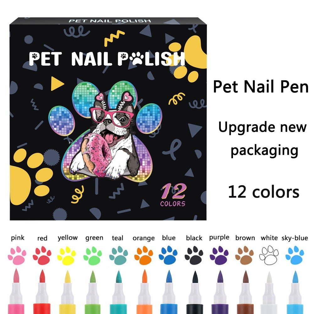 Aerylie Arclic Marker Opaque Color Nail Brush Graffiti Water-based Laminated Pet Manicure