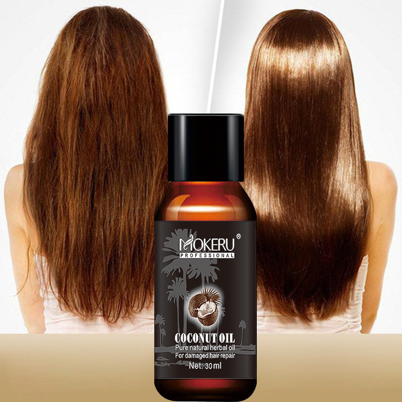 Mokeru Coconut Oil Nourishing Frizz Nourishing Damage Hair Care Hair