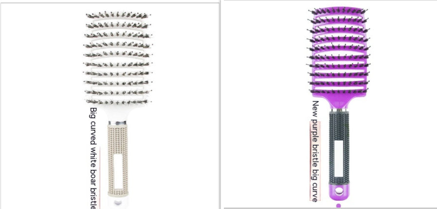 Big Curved Comb Bristle Massage Comb Eight Claws