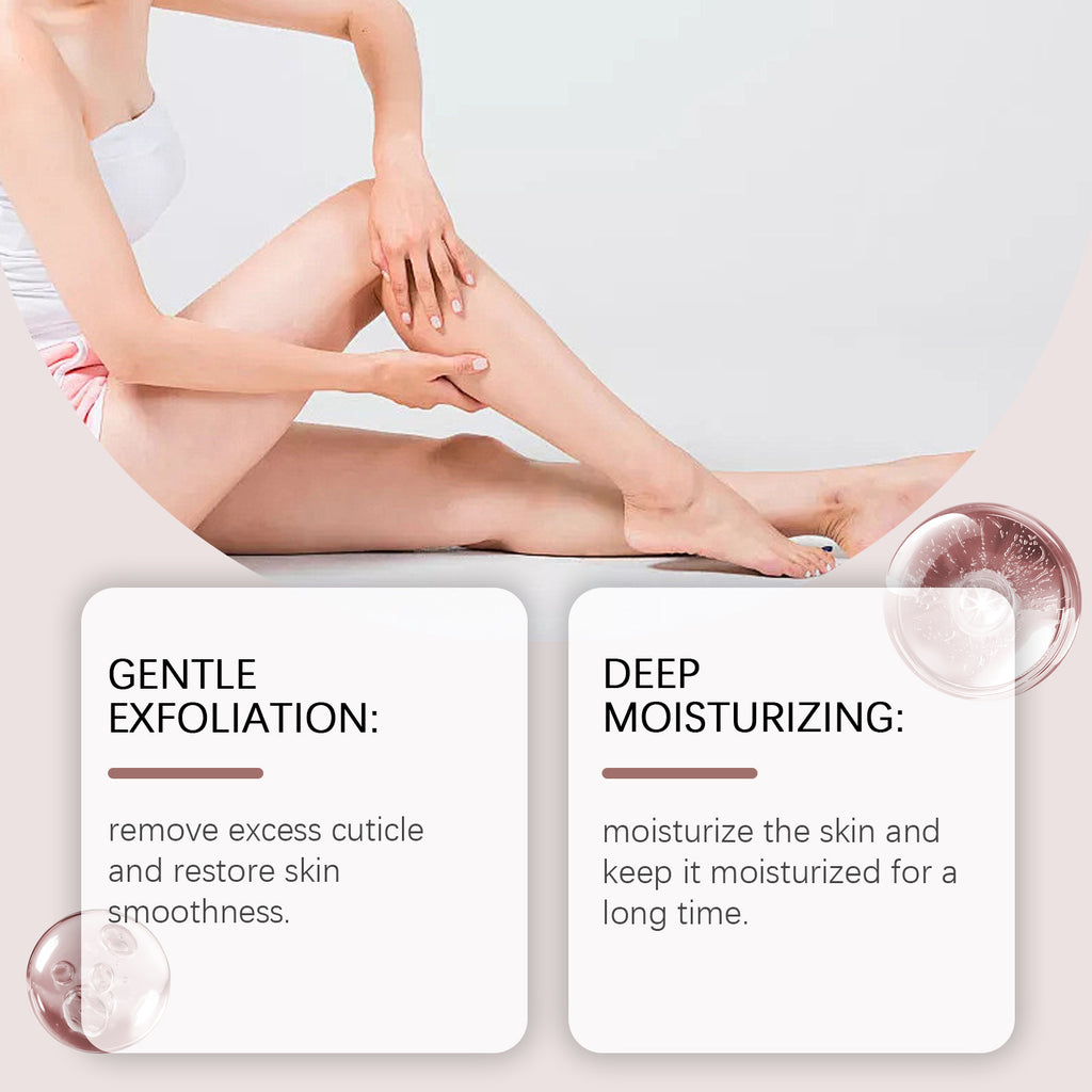 Jaysuing Shea Butter Body Scrub Cream Cleaning