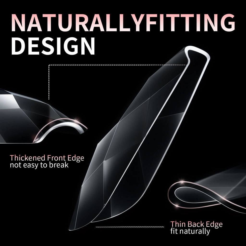 Misscheering 3D Diamond Wear Long Shaping Nail Tip