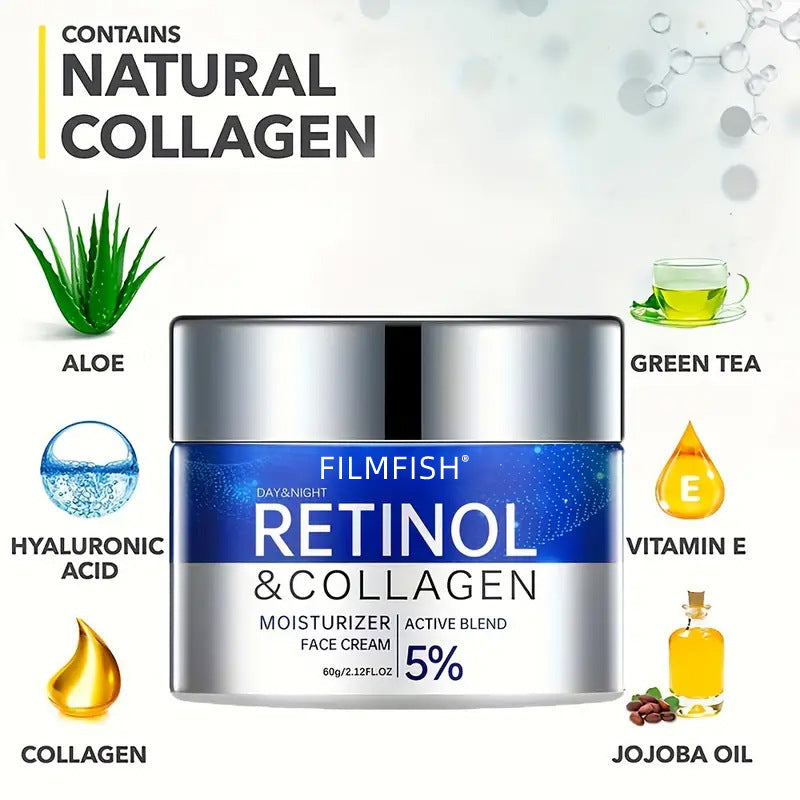 FilmFish Retinol Collagen Cream Moisturizing Cream Elastic Moisturizing Skin