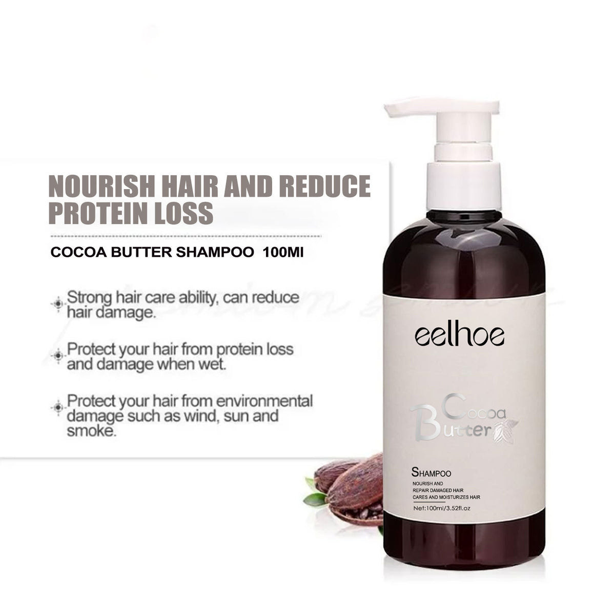 Eelhoe Soft Shampoo Moisturizing Scalp Anti-shedding Thick