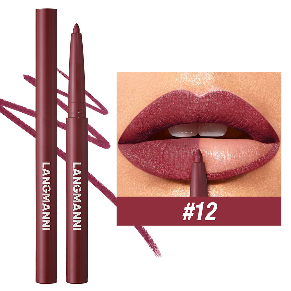 Langmanni Twelve-color Matte Lip Liner