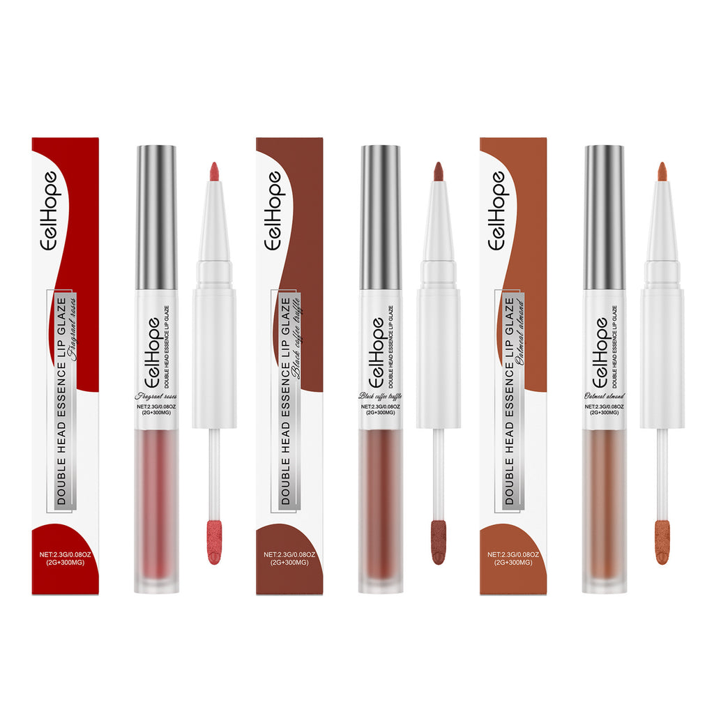 Eelhope Double-headed Lip Liner Lip Lacquer Pen Two-in-one