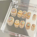 Oil t Moonlight Gentle Short Round Nail Warm Yellow