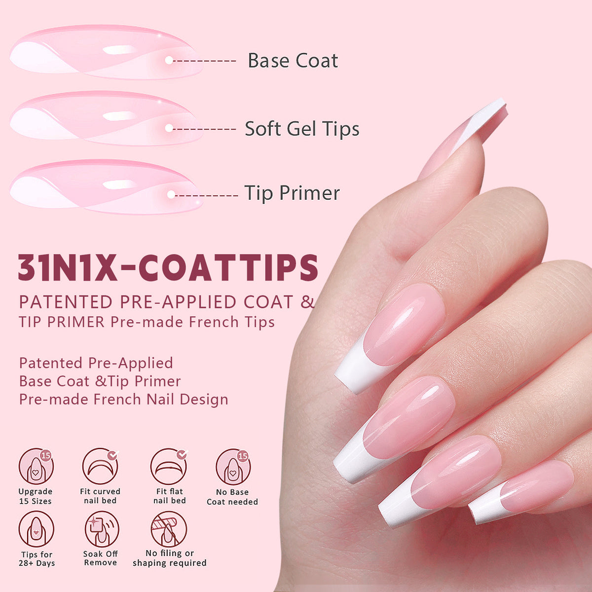 31N1X-COATTIPS Creative Traceless French Detachable Armor