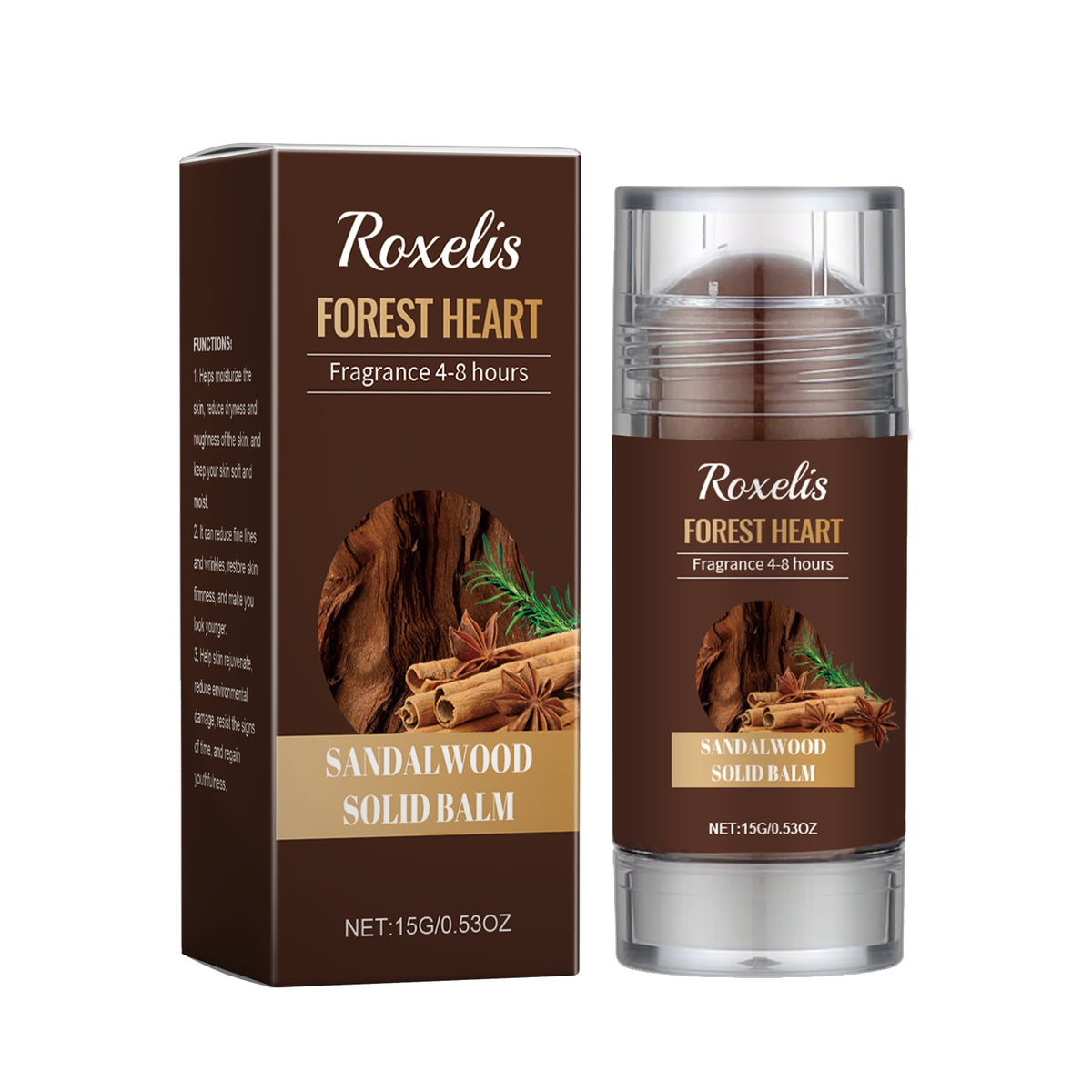 Roxelis Sandalwood Solid Fragrance Cream