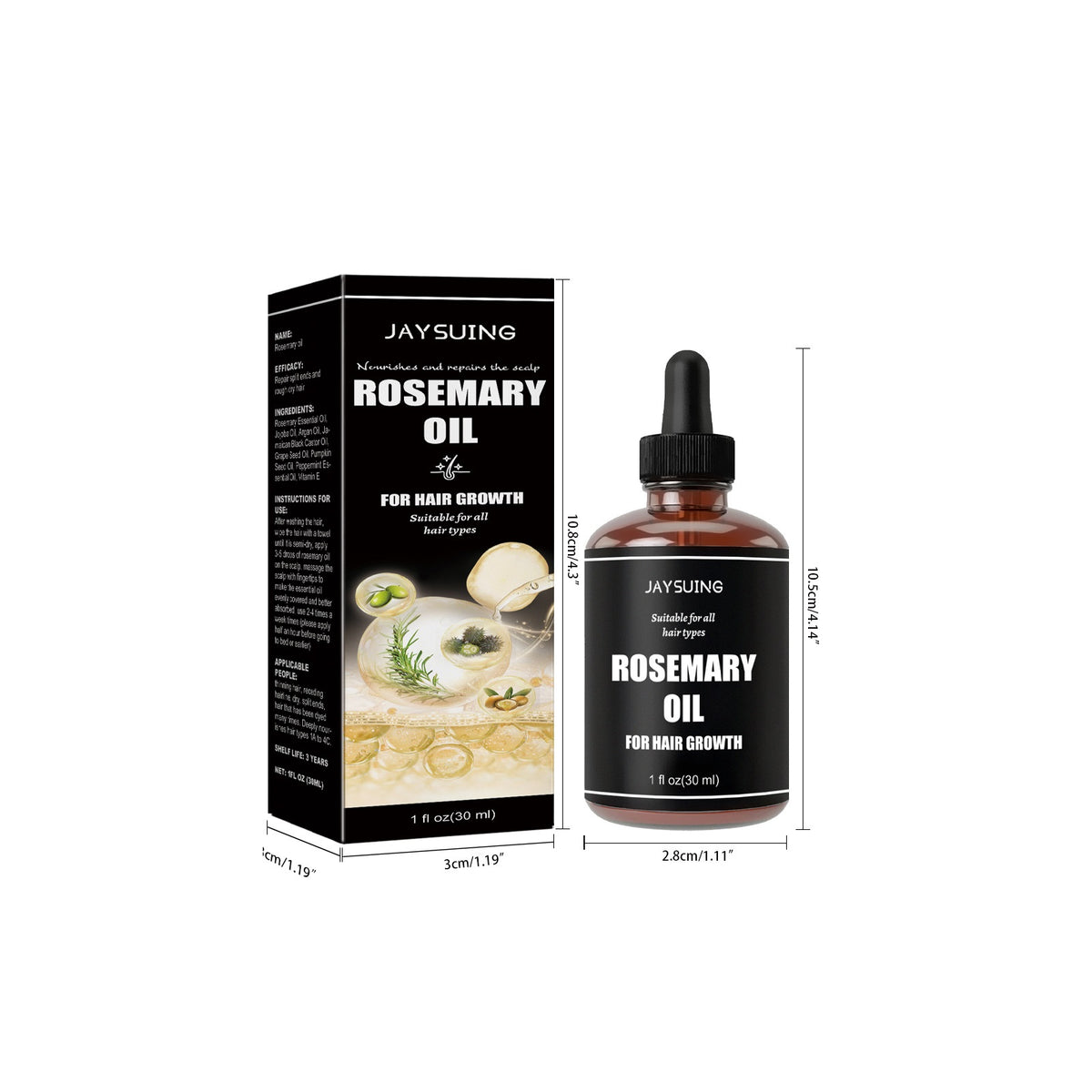 Rosemary Oil Dense Hair Soft Care Hair Nourishing Damaged Hair Tail Dry Hair Manic Rosemary Dense