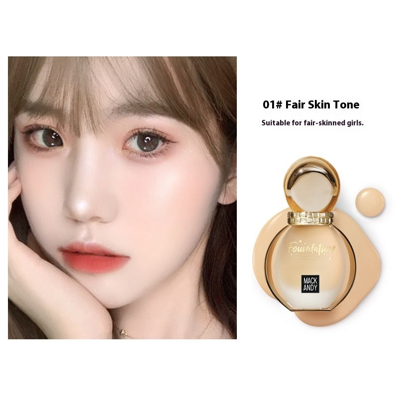 Mack Andy Yeast Extract Liquid Foundation Concealer And Moisturizer Oil Control