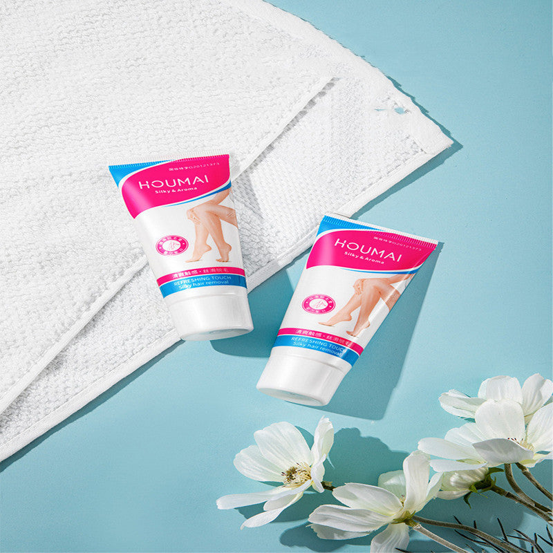 Houmal Depilatory Cream Men's And Women's Gentle National Makeup Special Words Armpit Leg Hair Removal Light Smooth Delicate Depilatory Cream