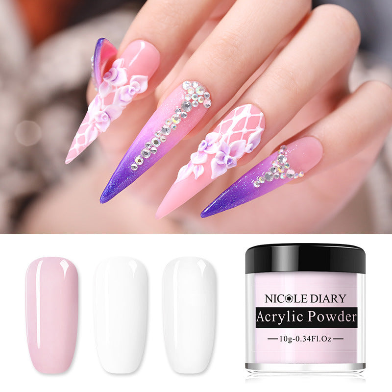 NICOLE DIARY Nail Crystal Carved Pollen
