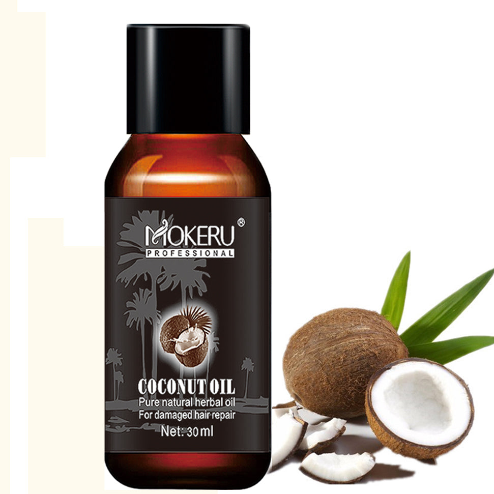 Mokeru Coconut Oil Nourishing Frizz Nourishing Damage Hair Care Hair