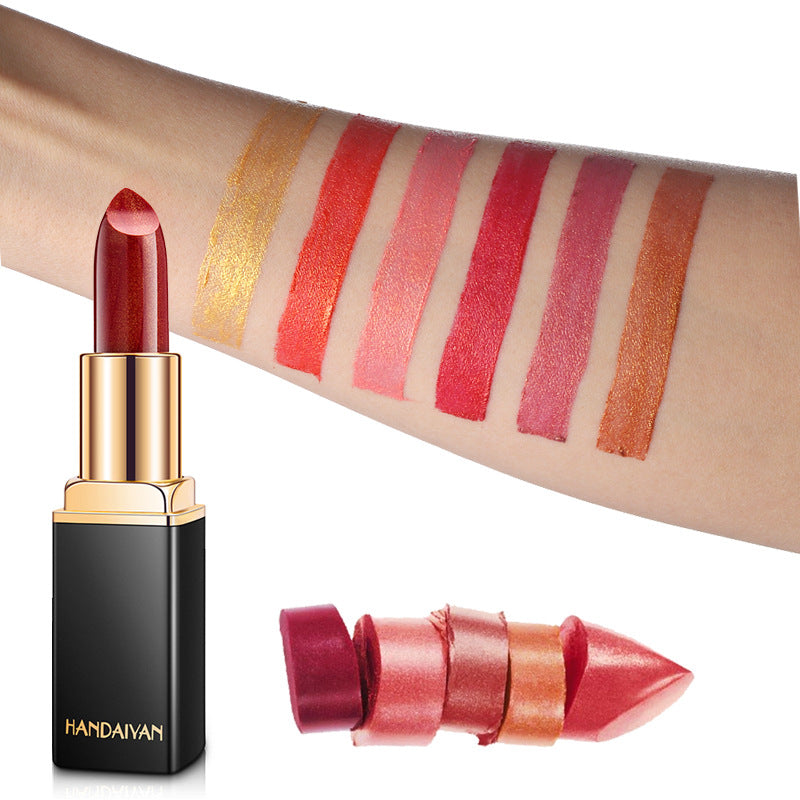 Handaiyan Pearlescent color change temperature change lipstick