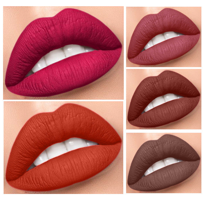 Nageta 24 Colors No Stain On Cup Matte Lip Gloss Long Lasting Velvet Matte Liquid Lipstick