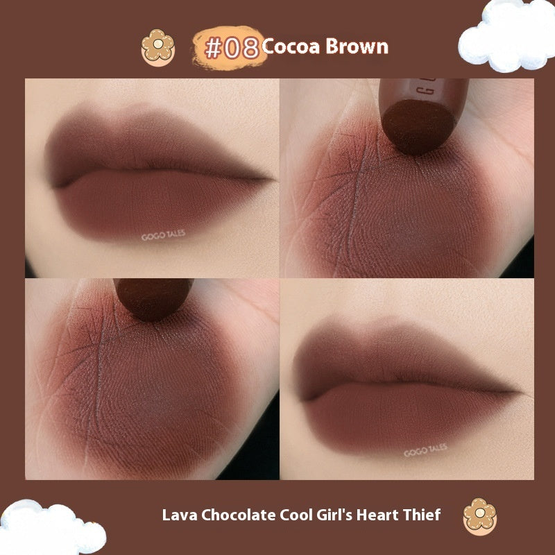 GoGo Tales Striped Tube Vintage Lipstick Velvet Matte