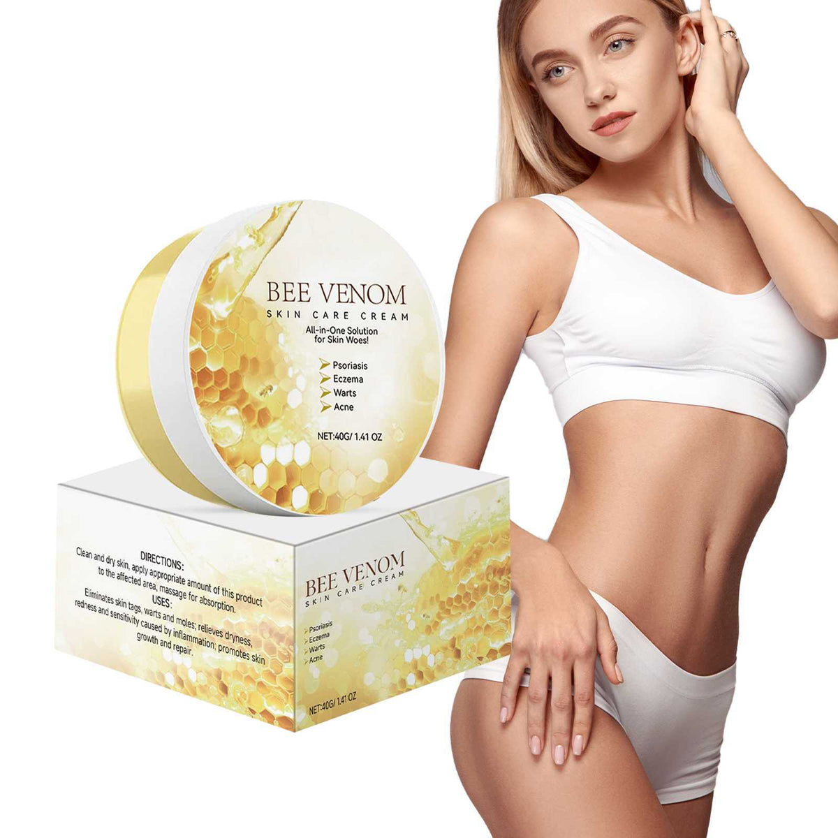 Bee Venom No Standard Bee Skin Neck Cream Clean