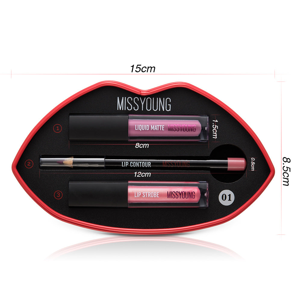 Missyoung Lipstick Matte Pearl Gloss Lipstick Pen