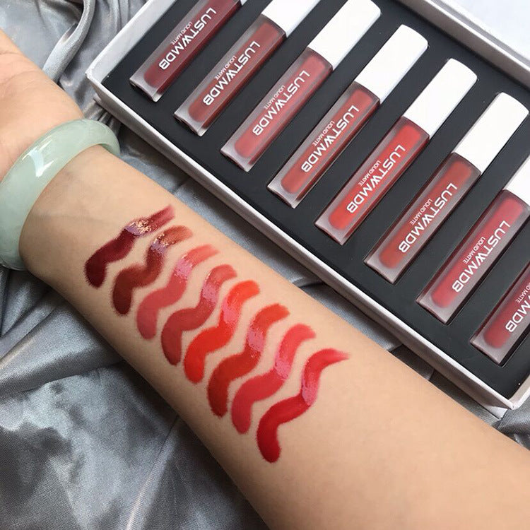 LUSTWMDB Marble lip glaze set