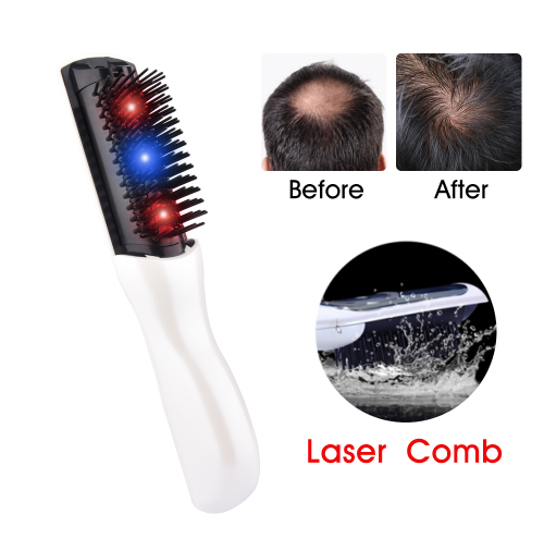 Health Herald Infrared Ray Growth Laser Hair Comb Massage Equipment Hair Brush Massager Laser Anti Hair Care Electric Vibration Hairbrush S46