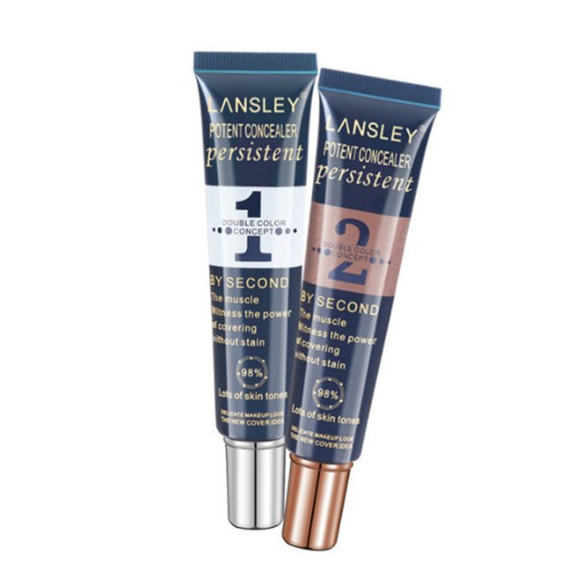 Lansley Two-tone Concealer To Cover Blemish Marks And Foundation 2-in-1