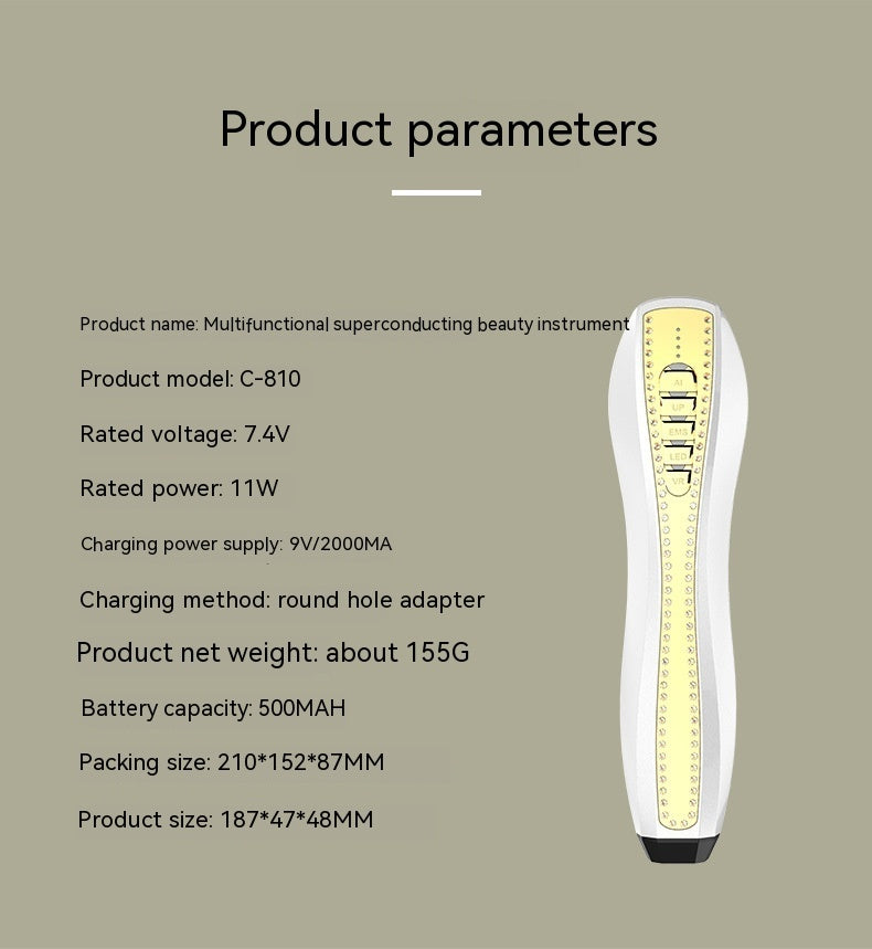 RF Micro-current Lifting Light Pattern Beauty Instrument