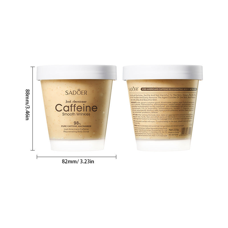 Sadoer Ice American Caffeine Rejuvenation Body Scrub Cream