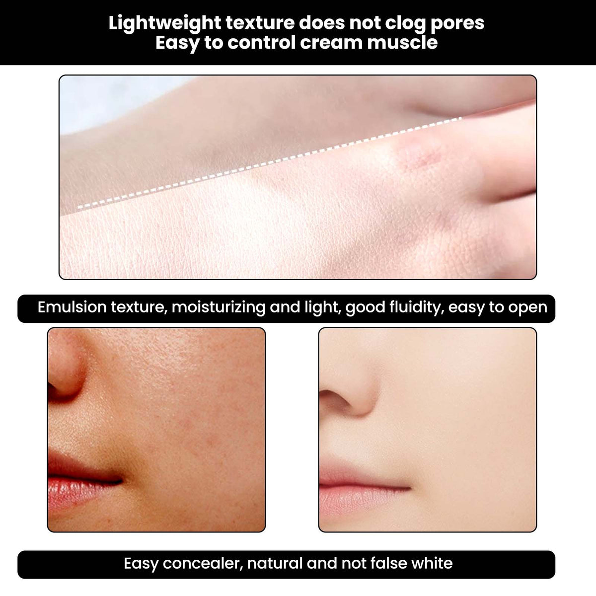 West&Month Brightening Skin Tone, Moisturizing And Moisturizing Lazy Face Cream
