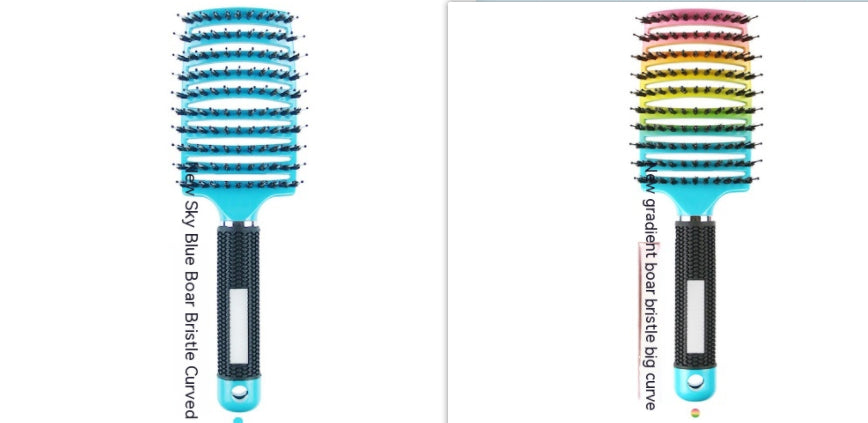 Big Curved Comb Bristle Massage Comb Eight Claws