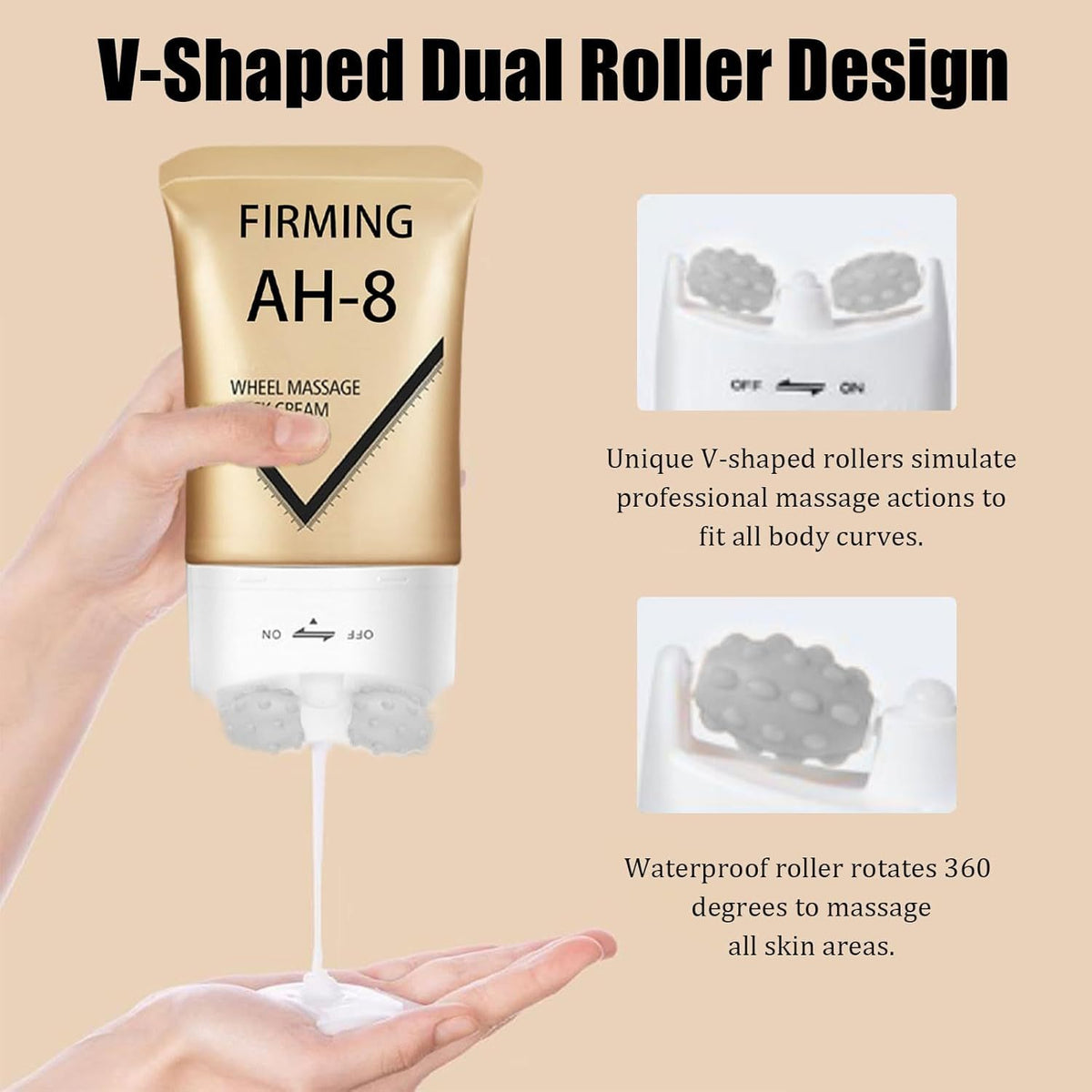 Firming AH-8 Lifting Moisturizing Firming Double-roller Neck Cream