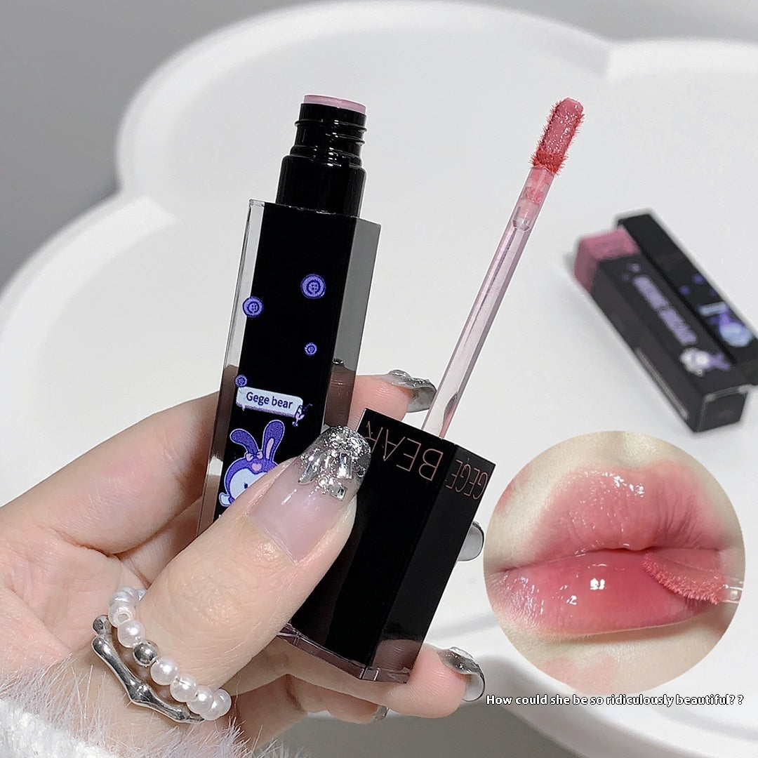 Gege Bear Color Lip Lacquer Lasting No Stain On Cup