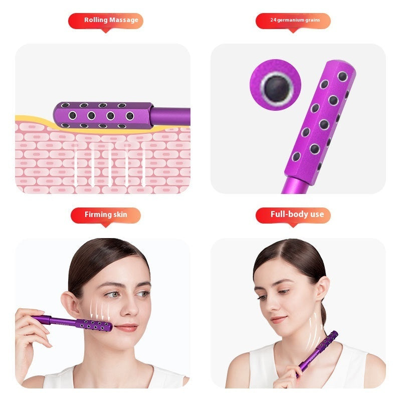 Kukusan Beauty Stick Germanium Stone Lifting Facial Roller Beauty Massage Instrument Beauty Bar