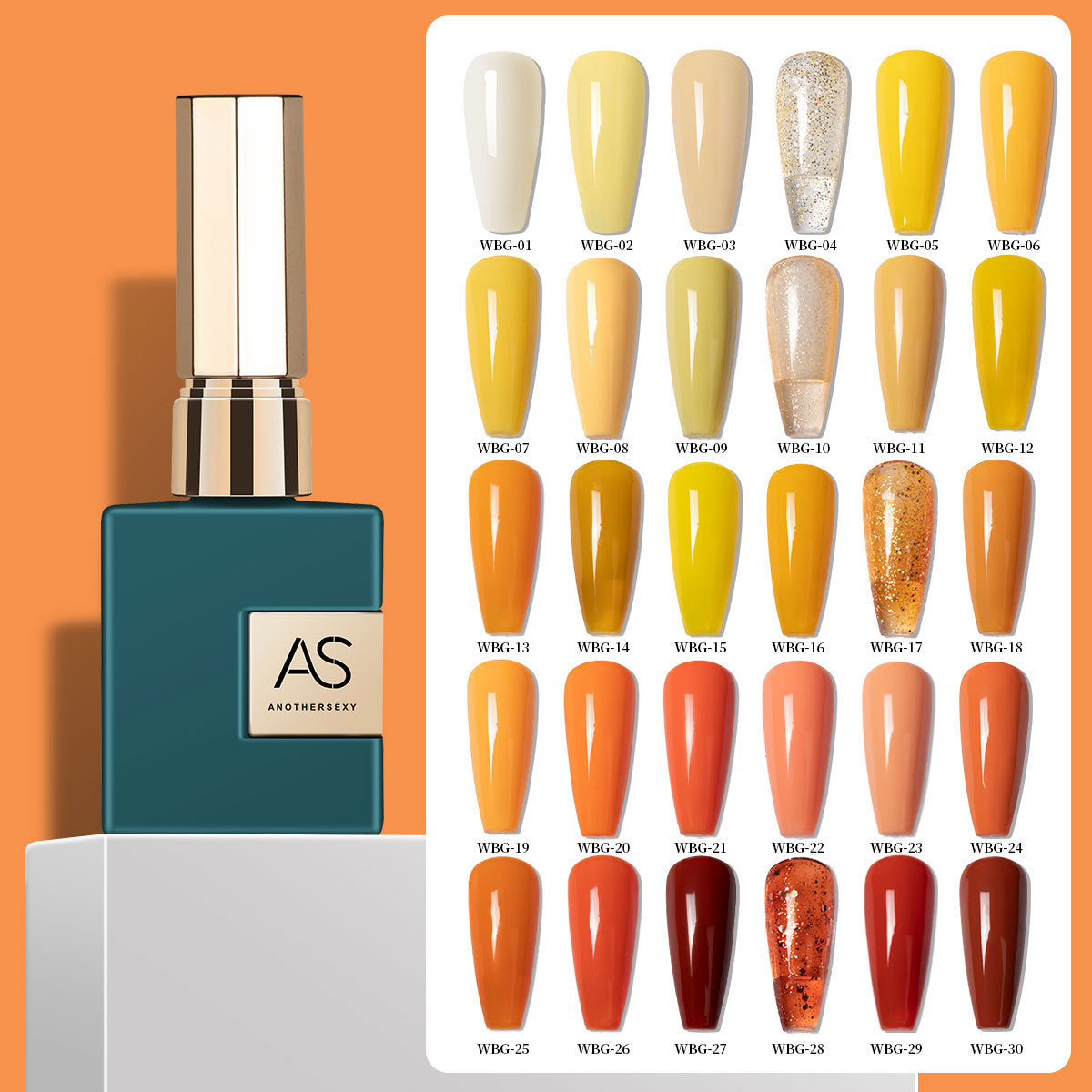 AS Yellow Nail Oil Gel New Brightening Nail Shop Special Set